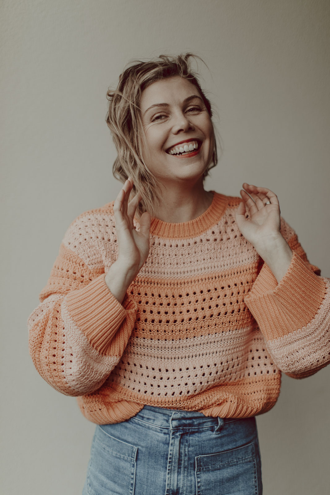 Amanda laughing
